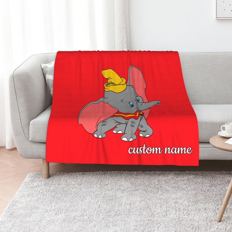 Dumbo Personalized Quilt Blanket - Ideal for Picnics & Bedroom Decor - Image 2