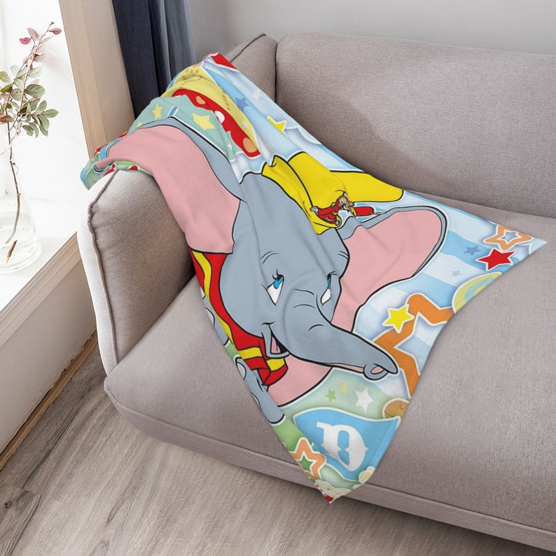 Dumbo Quilt Bedding Set Blanket - Personalized with Custom Name - Image 4