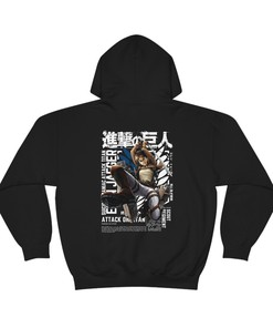 ER3N Anime Hoodie, Pullover, and Sweater Inspired by ATT4CK 0N TIT4N Series - Great Gifts for Anime Lovers