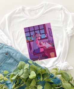 Edgy Anime Gift Shirt - Aesthetic Manga Tee for Fans