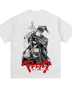 Edgy Berserk Gothic Anime T-Shirt - Perfect Fan Gift Idea with Dark Fashion Keywords