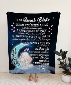 Elephant Quilt Blanket Bedding Set with Personalized Name for Granddaughter - Perfect for Home Decoration