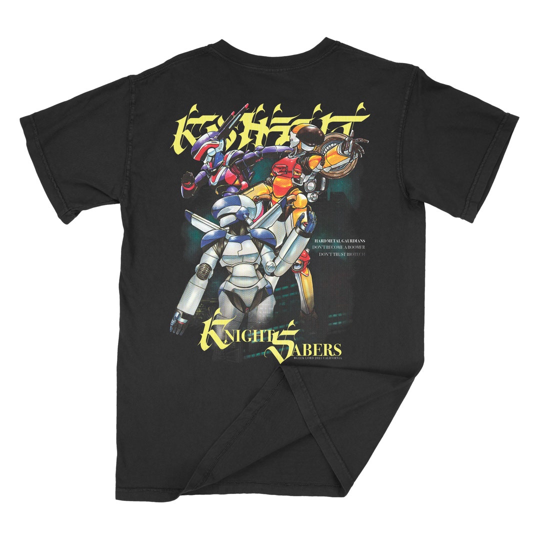 Eye-Catching 80s Anime Gift for Fans - Vintage Bubblegum Crisis Shirt - Knight Sabers