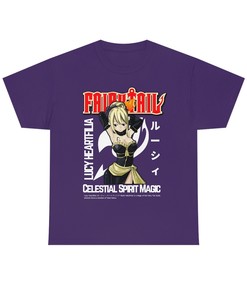 Fairy Tail Lucy Tee - Cool Anime-Inspired T-Shirt for Him