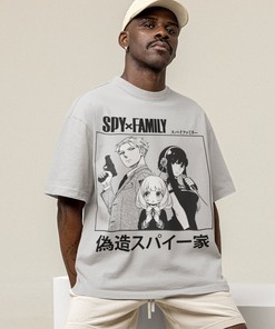 Family Manga Tee with Spy Anime Shirt - Perfect Otaku Clothing Gift for Memory Fans