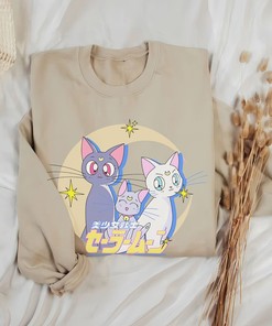 Fan Gift Anime Sweatshirt - Cozy Sailor Moon Hoodie, Kawaii Clothing