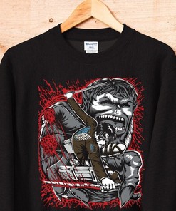 Fierce Anime Clothing - Classic Japanese T-Shirt, A Powerful Design for Fans of Japanese Pop Culture