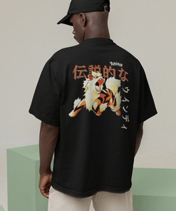 Fire Stone Legendary Mon Original Art Graphic Japanese Anime Tee - Gift for Fans