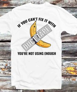 Fix It With Duct Tape Handyman T-Shirt - Vintage Retro Cool Gift for DIY Lovers