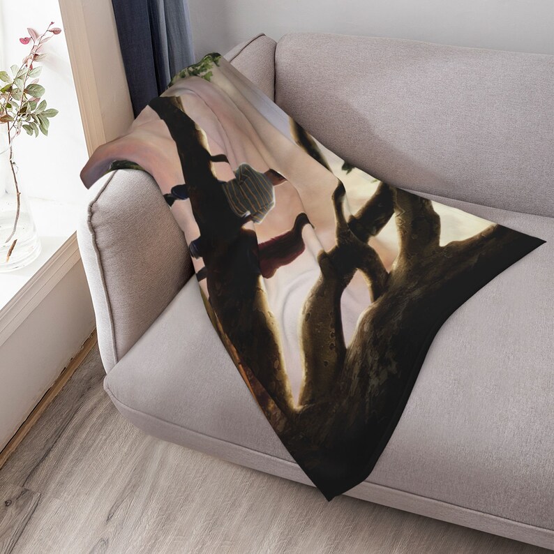 Flipped Personalized Quilt Blanket Set - Great for Picnic, Bedroom Decor, Family Gifts - Image 4