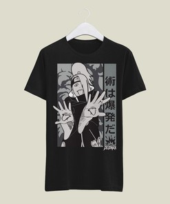 Floral Anime Tee - Japanese Manga Graphic Shirt for Anime Lovers and Gift Ideas