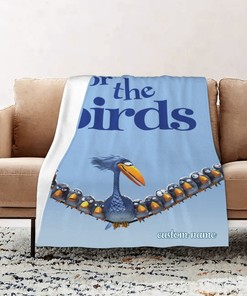 For The Birds Personalized Quilt Blanket Bedding Set for Home Decoration