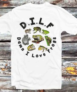 Frog Lover DILF Tee - Fun Present for Anime Fans and Lovers of Memes