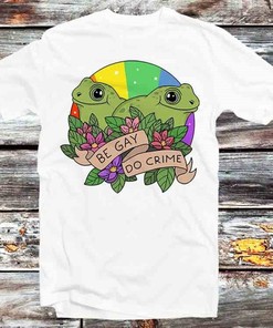 Frog Toad LGBT Tee for Pride and Retro Lovers
