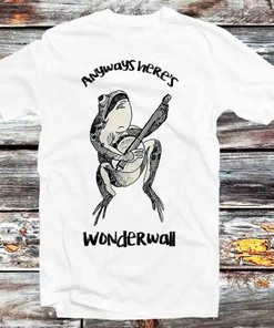 Frog Toad Plays Banjo Wonderwall T-Shirt - Great Music and Animal Lovers Gift: Gift for Manga Lovers Included