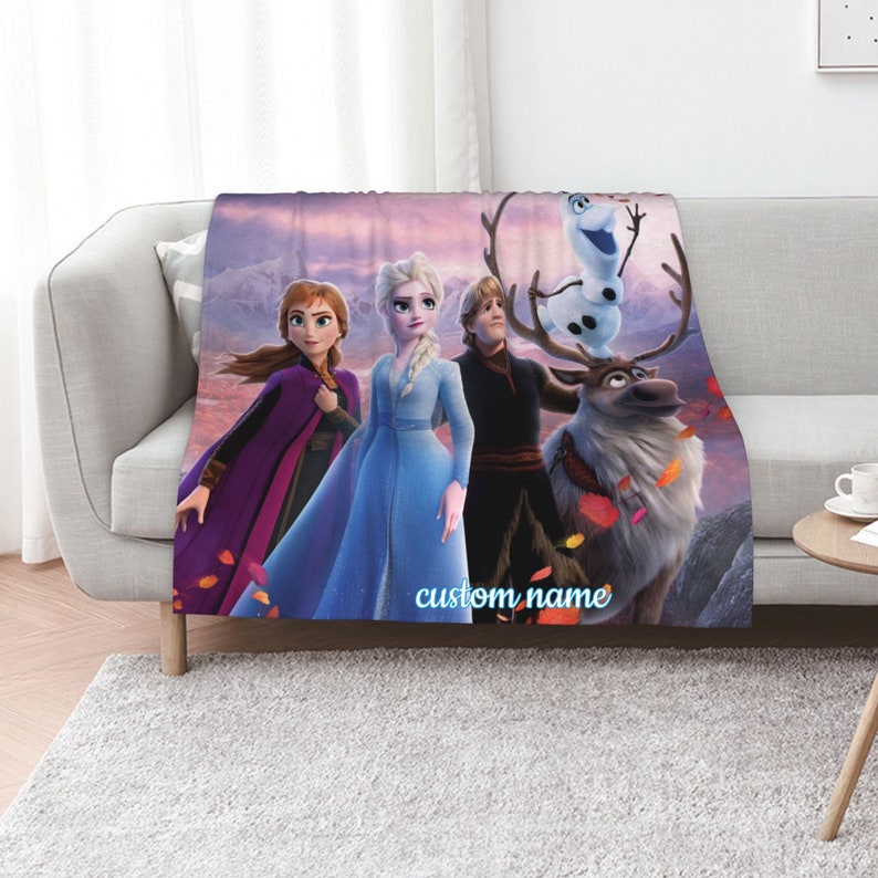 Frozen Quilt Blanket: Suitable for Living Room and Sofa Blanket - Image 2