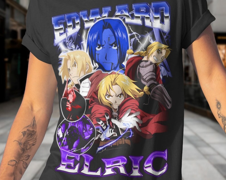 Full Metal Edward Elric Shirt: Best Gift Idea for Anime Fans - Image 2