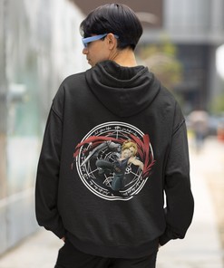 Fullmetal Alchemist Brotherhood Hoodie - Unisex FMA Anime Apparel with Alphonse Elric Design