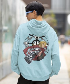 Fullmetal Alchemist Brotherhood Unisex Sweatshirt - Anime Apparel with Edward and Alphonse Elric Design