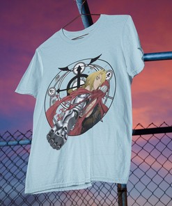 Fullmetal Alchemist Brotherhood Unisex T-Shirt - Edward and Alphonse Elric Design for Anime Fans