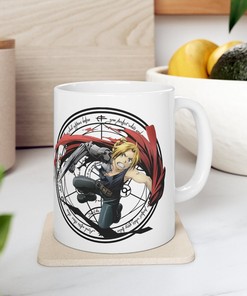 Fullmetal Alchemist Mug: Alphonse and Edward Elric Design