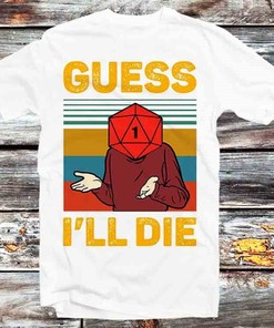 Funny D&D Dice Gaming Tee - Clever Anime/Cartoon Fan Gift with Gaming Theme
