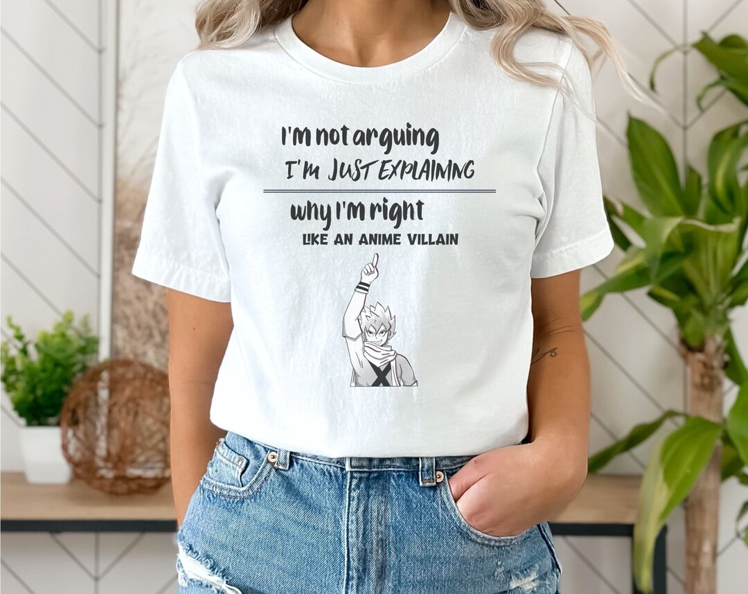 Funny Meme Anime Shirt: Humor Tee with Cool Saying & Streetwear Clothing