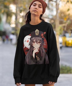 Ghost Girl Unisex Crewneck - Sweatshirt for Fans of Anime and Manga
