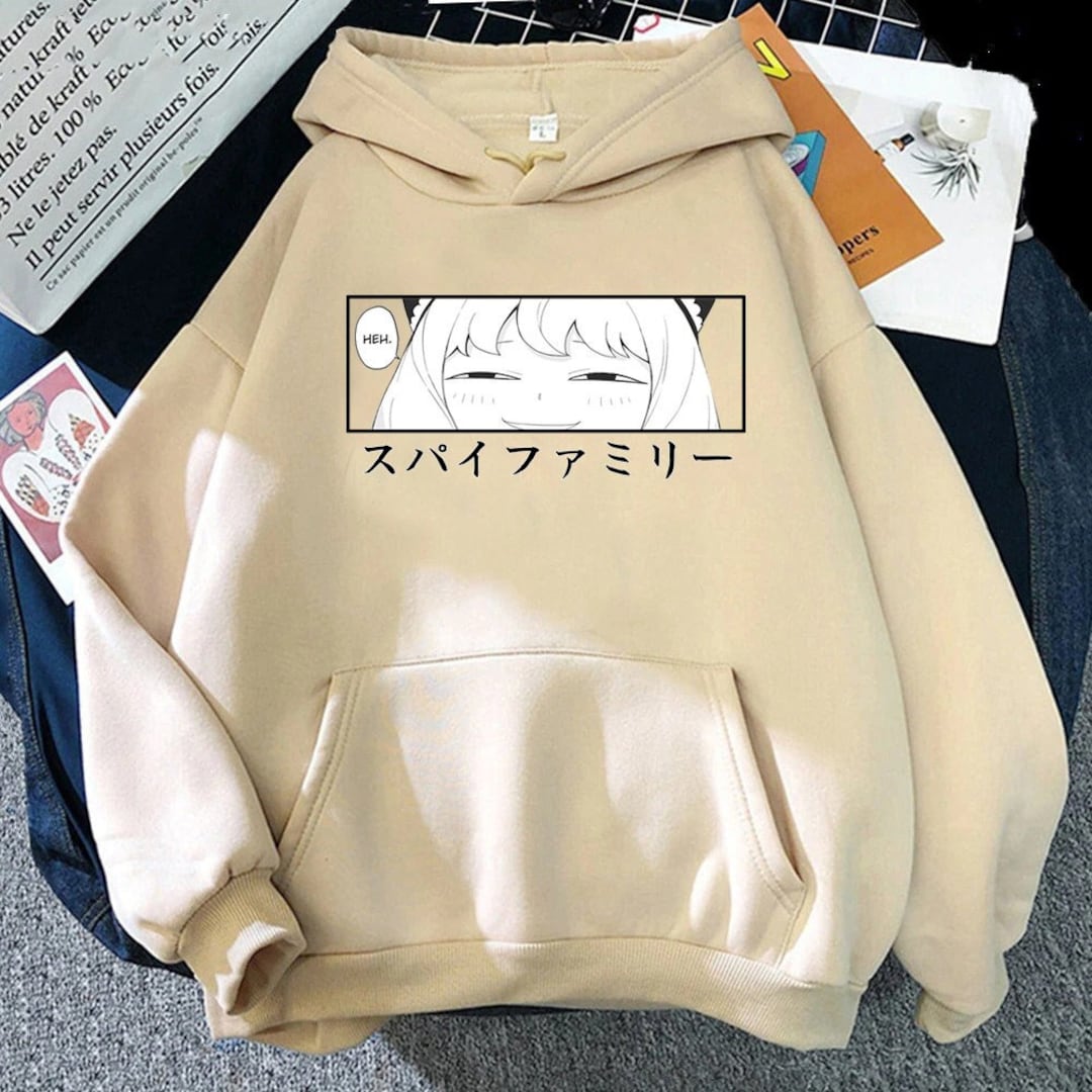 Gift for Anime Lovers - Spy Peeker Hoodie, Graphic Sweater Hoodie