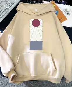 Gift for Anime Lovers - Vintage Style Japanese Kimono Hoodie with Hanafuda Earrings