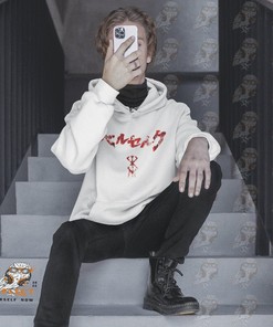 Gift for Anime Lovers with Cool Anime Guts Hoodie for Him or Her
