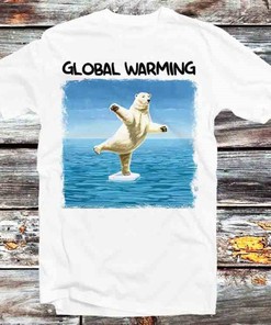 Global Warming Retro Cartoon Anime Tee - Cool Gift Idea for Environmentalists, Vintage T-Shirt