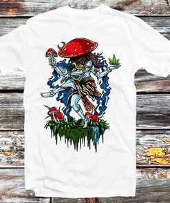 God Lord Shiva Magic Mushroom T-Shirt - Cool Gift for Spirituality and Anime Fans