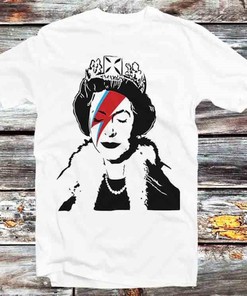 God Save The Queen Banksy Tee - Ideal Gift for Art Enthusiasts