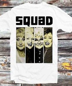 Golden Girls Squad 80s TV Series T-Shirt - Vintage Retro Cool Gift for Anime Lovers