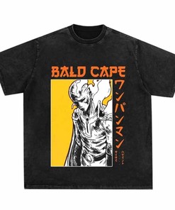 Gothic Anime Punch Tee, Unique T-Shirt for Anime Enthusiasts