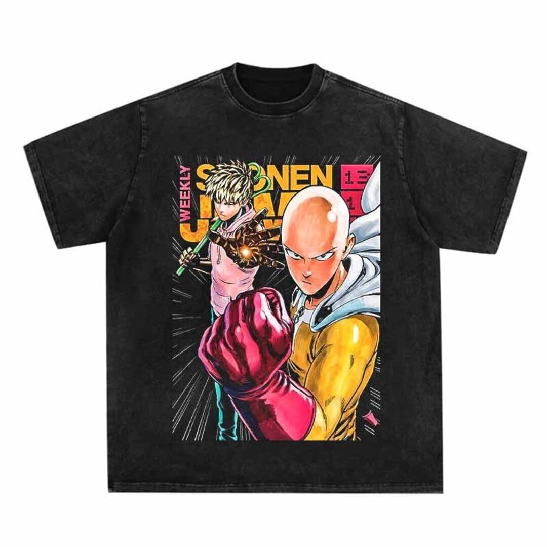 Gothic Anime Punch Tee, Unique T-Shirt for Anime Lovers
