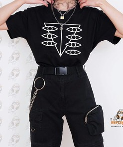 Gothic Seele Symbol Unisex Shirt - Neon Genesis Evangelion Aesthetic