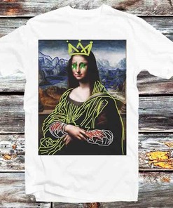 Graffiti Mona Lisa Art T-Shirt - Cool and Unique Gift for Cartoon Lovers