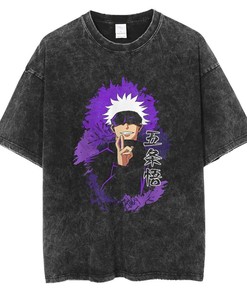 Graphic Anime Gojo Jujutsu Shirt, Stylish T-Shirt for Anime Enthusiasts