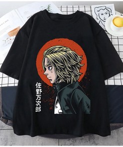 Graphic Anime Tee and Harajuku Clothing Unisex Cotton Anime T-Shirt - Anime Lover Gifts