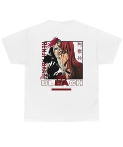 Great Gift for Anime Lovers - Bleach Renji Tee and Shirt for Him