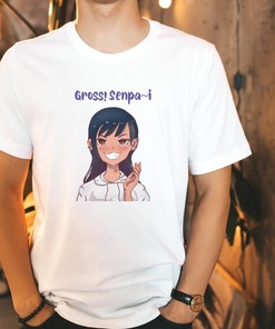 Gross Senpai T-shirt - Anime Meme Tee for Fans and Gift Ideas.