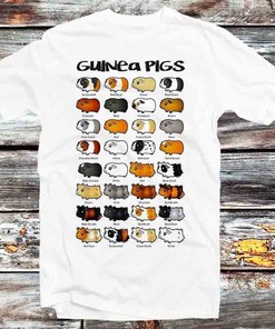 Guinea Pig Breeds List Tee for Animal Lovers