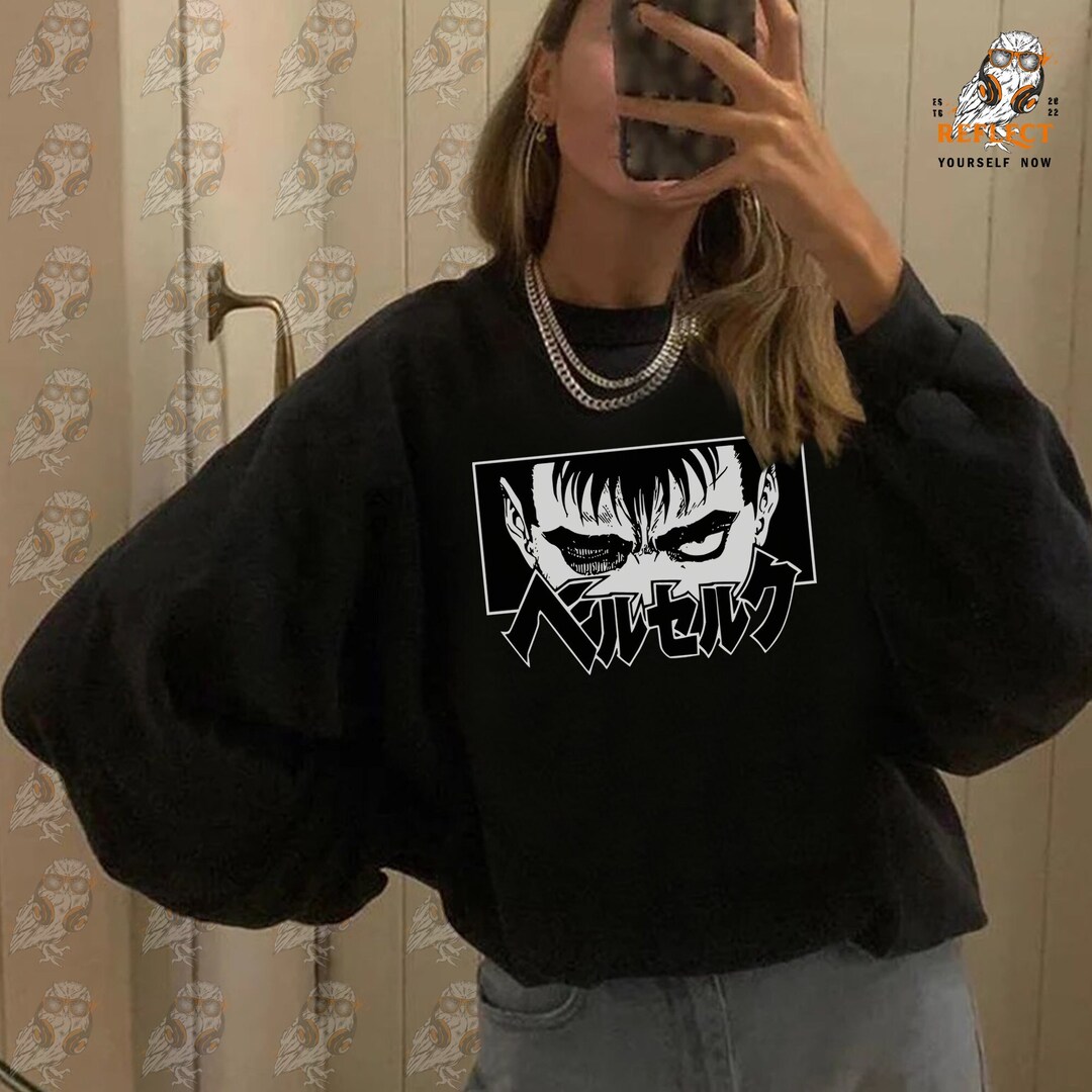 Guts Unisex Graphic Tee Shirt and Anime Sweater - Aesthetic Manga Collection