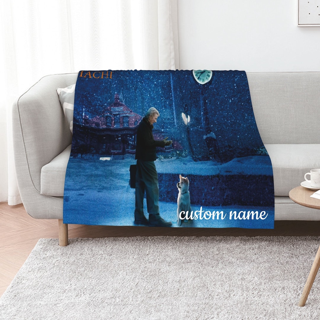Hachi A Dog's Tale Quilt Blanket Bedding Set for Home Decoration and Picnic - Great Gifts for Family