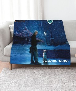 Hachi A Dog's Tale Quilt Blanket Bedding Set for Home Decoration and Picnic - Great Gifts for Family
