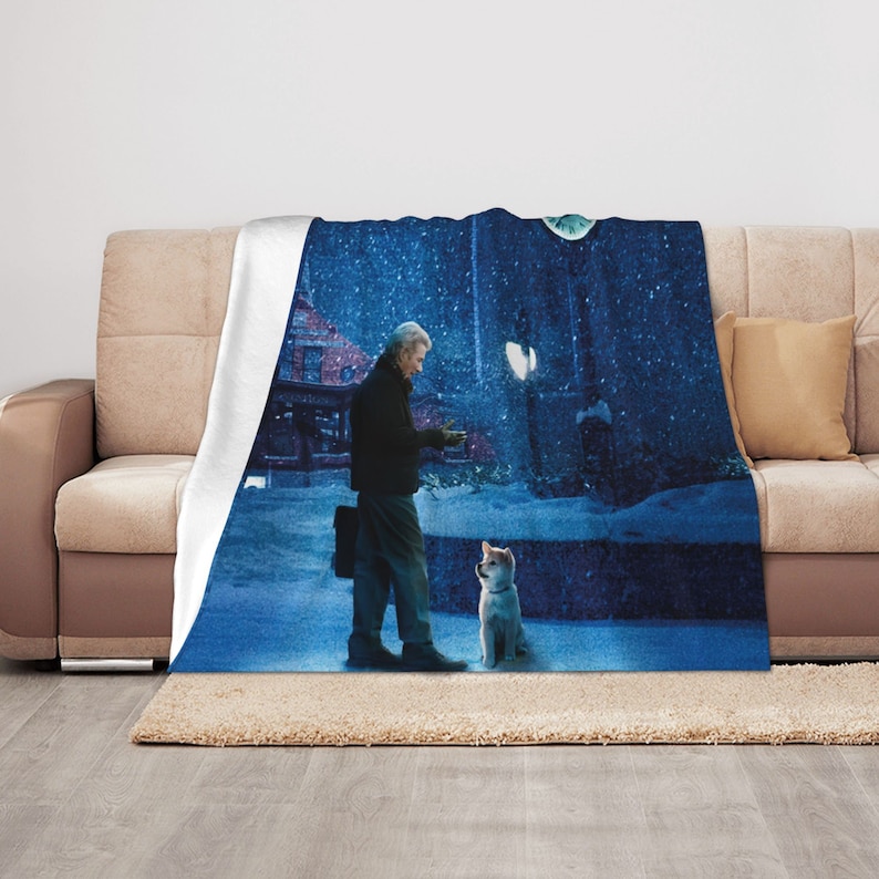 Hachi A Dog's Tale Quilt Blanket Bedding Set for Home Decoration and Picnic - Great Gifts for Family - Image 3