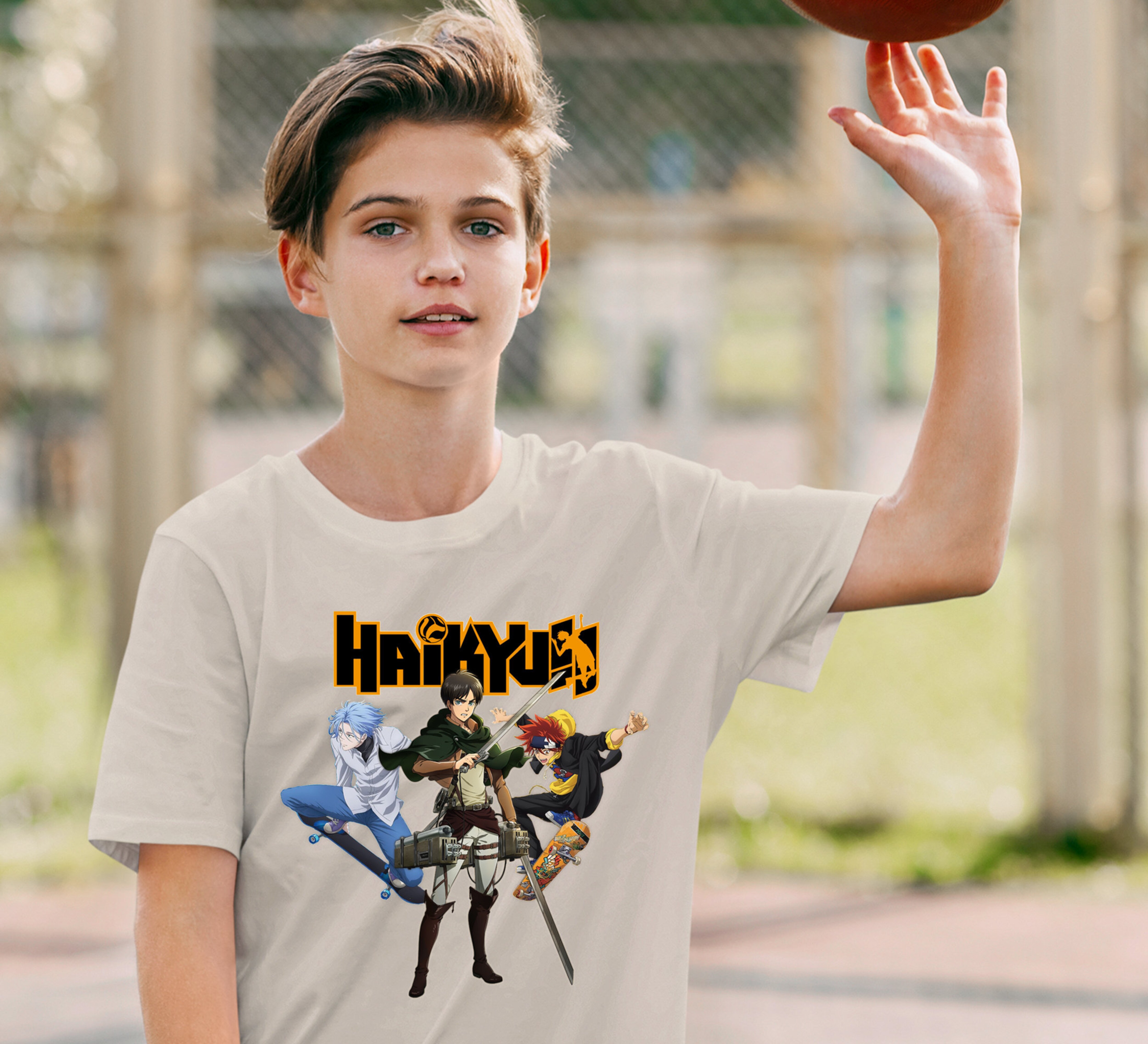 Haikyu!! Vintage Anime Sweatshirt, Unisex Tee for Volleyball Anime Lovers - Image 4