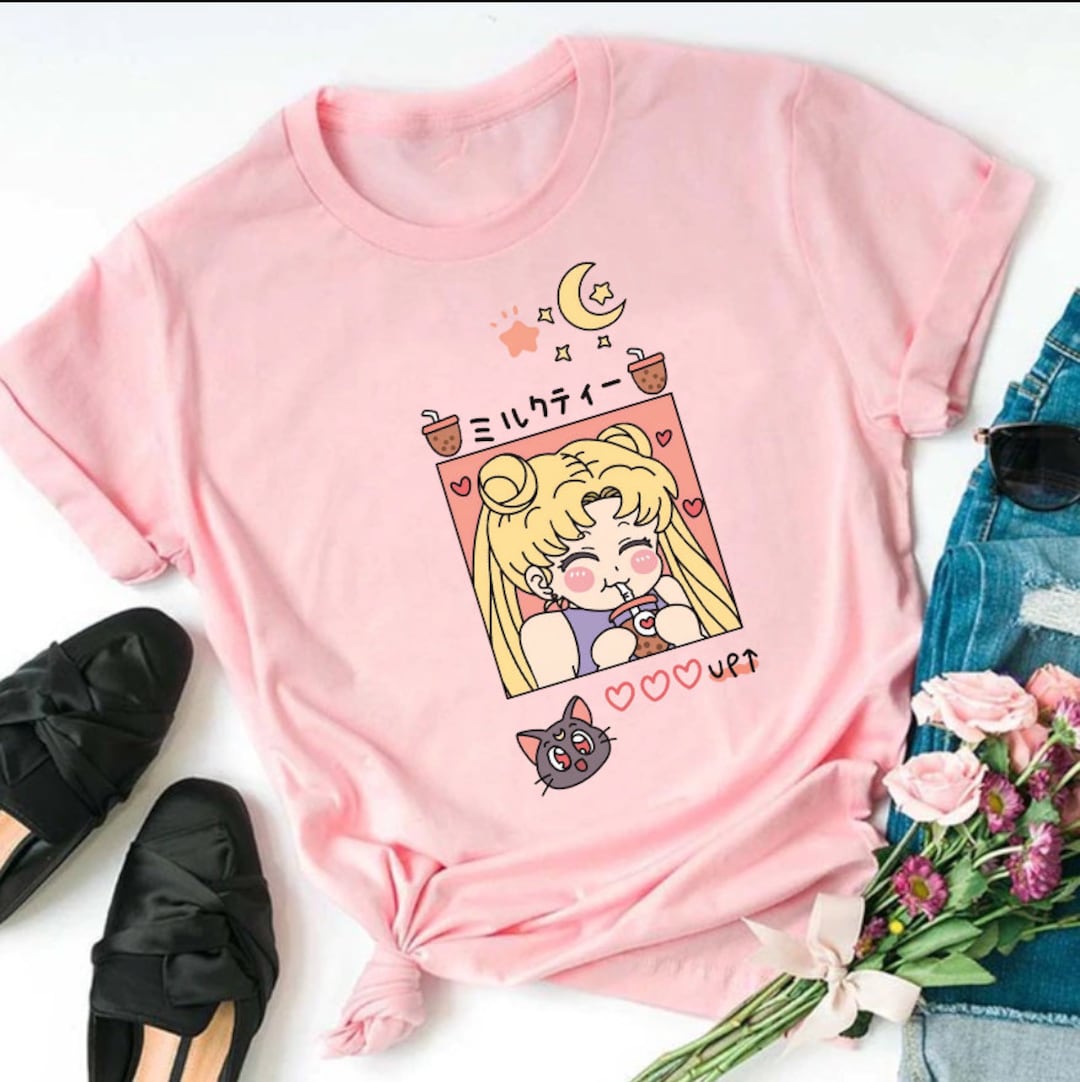 Harajuku Clothing Magical Sailor Moon Manga Shirt - Kawaii Clothing, Anime Shirt